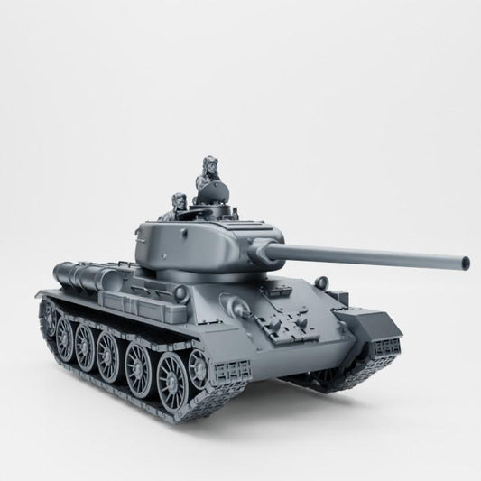 Soviet T34-85 Medium Tank (late War Fall of Berlin)  (USSR) (Soviet, WW2) Various Scales BA