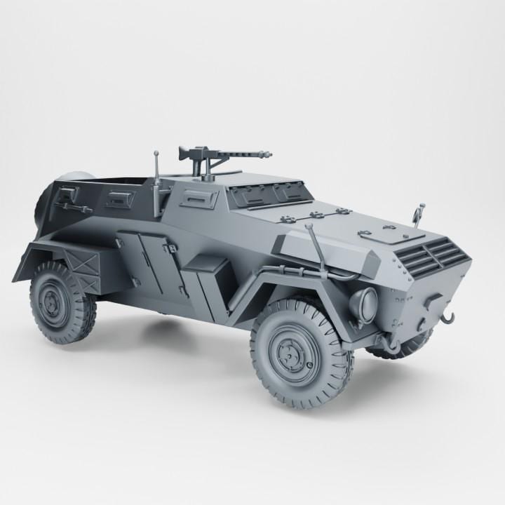 3D Printed WWII Sd.Kfz.247 Model: 28mm Wargaming Miniature