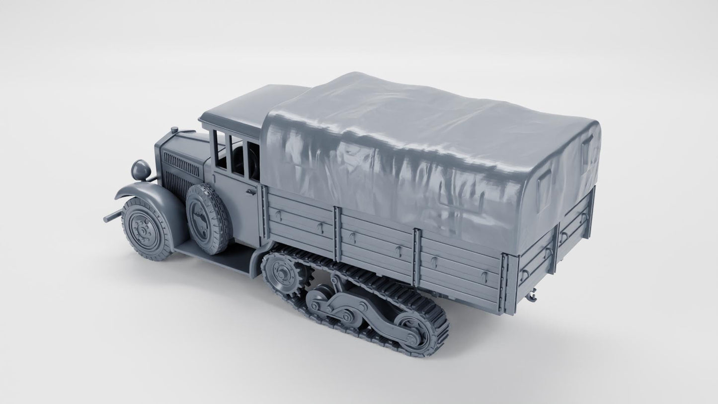 Bolt Action Battlegroup Artillery tractor C4P (Half-track Wz.34) (Poland WW2)