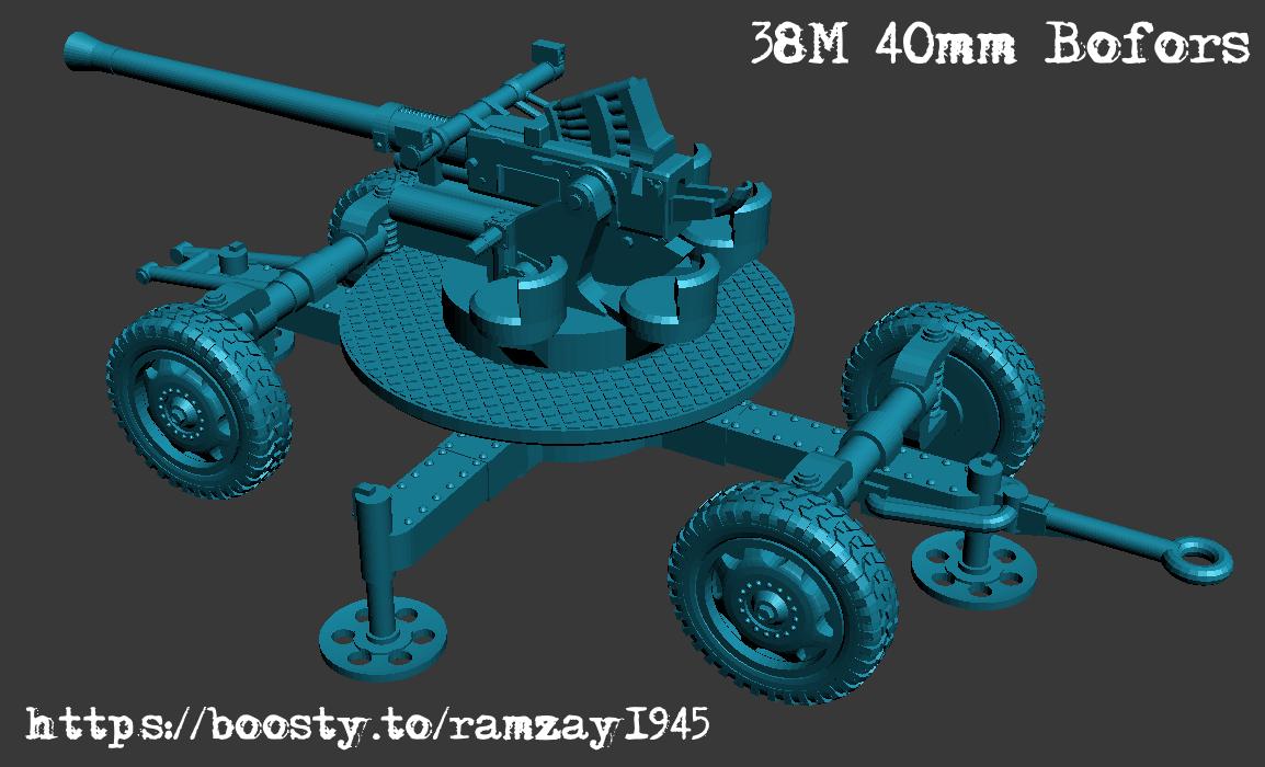 BA Battlegroup 36M Bofors (S) (Hungary, WW2) Various Scales