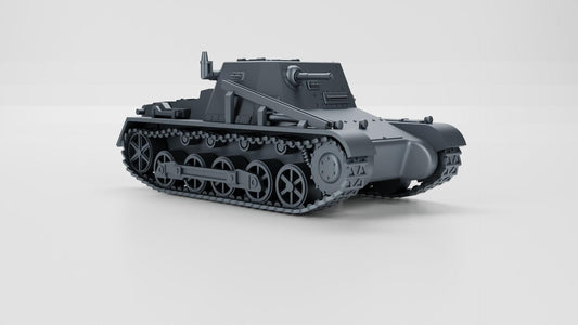3D Printed Panzer I ausf B - Early War German Tank Miniature