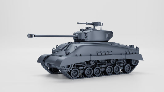 Ba Battlegroup Sherman M4A1(76)W HVSS (US) (USA, WW2) Various Scales