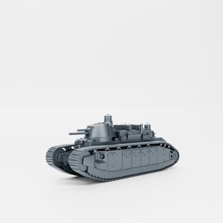 BA Battlegroup Super Heavy Tank French Char 2C (France, WW2)