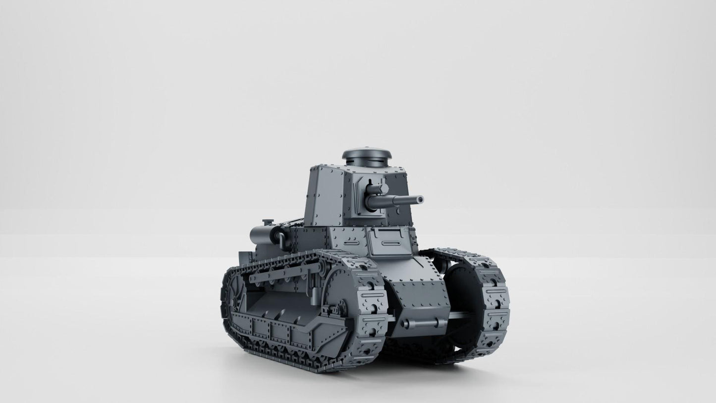 BA Battlegroup Italian Fiat 3000 mod.30 Interwar  (WW2 Italy ) 3D Printed Various Scales