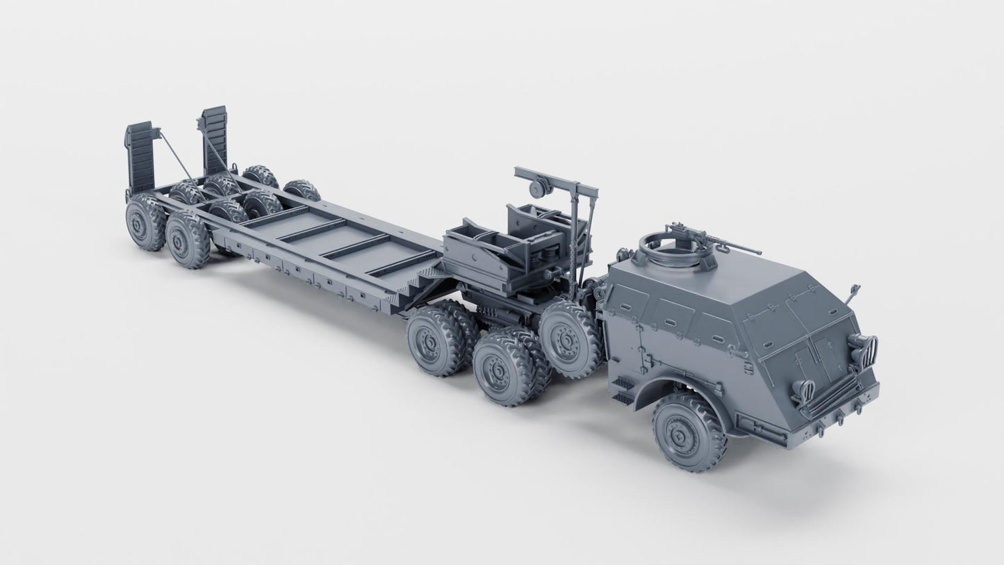 M25 Tank Transporter Dragon Wagon (US) – 3D Printed Resin Miniature | Highly Detailed WWII Vehicle | Multiple Scales