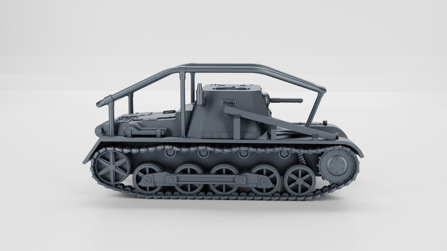 3D Printed Sd.Kfz. 265 Panzer I: Early War German Radio Vehicle