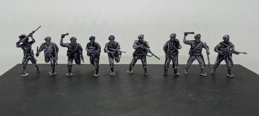 Imperial Australian Independent Company Squad (9)  | 3D Printed Miniatures in 1:56 Scale Various Scales