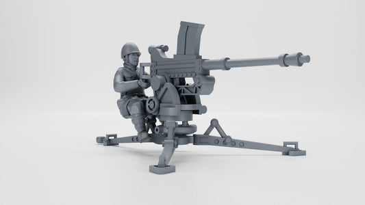 Bolt Action Battlegroup  NKM Wz 38 Gun with Gunner (Poland WW2) 2 Variants