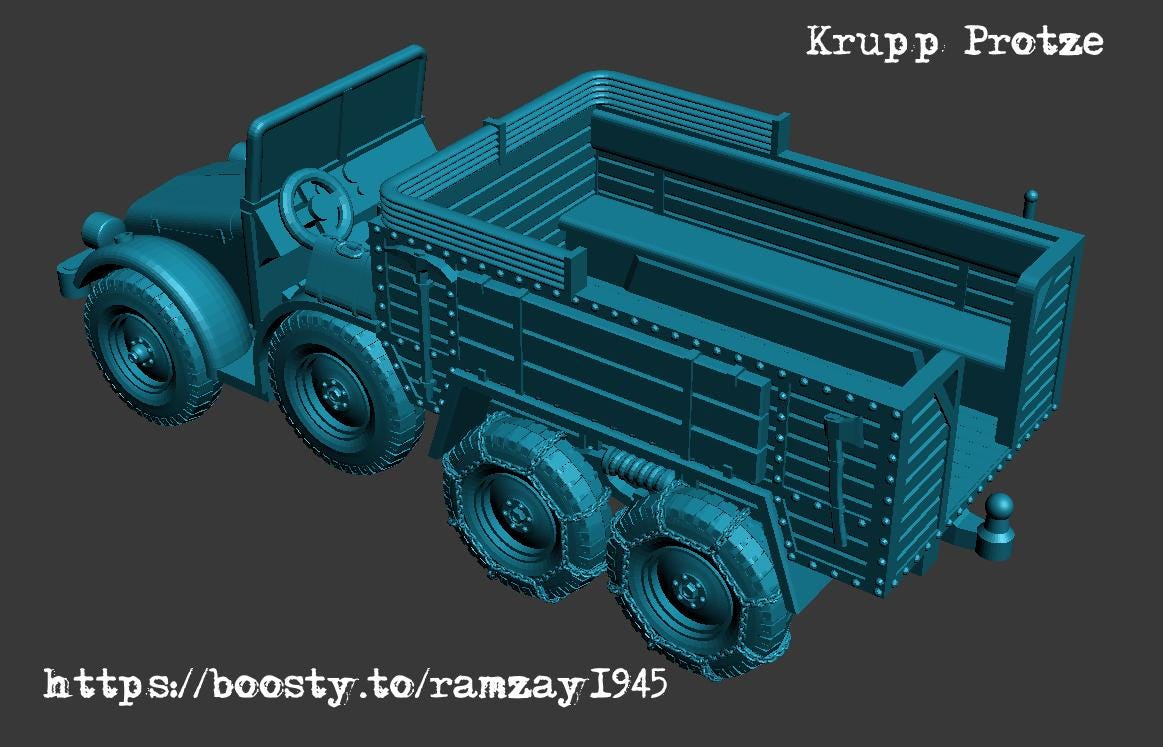 BA Battlegroup Krupp Protze (M)  (Hungary, WW2) Various Scales