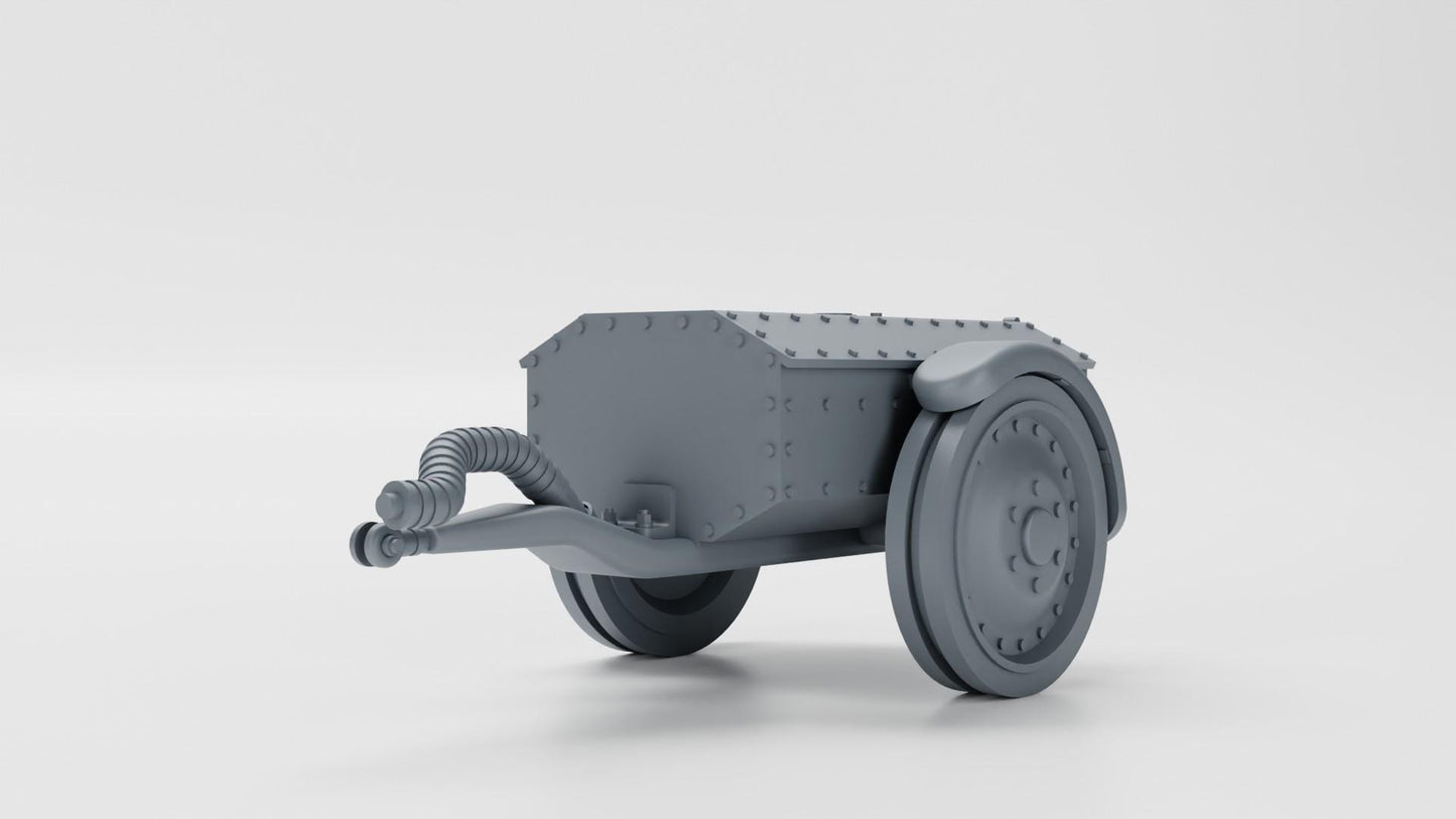 BA Battlegroup Fiat-Ansaldo CV33 Lanciaflamme flamethrower tankette (WW2 Italy ) 3D Printed Various Scales