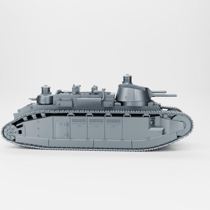 BA Battlegroup Super Heavy Tank French Char 2C (France, WW2)