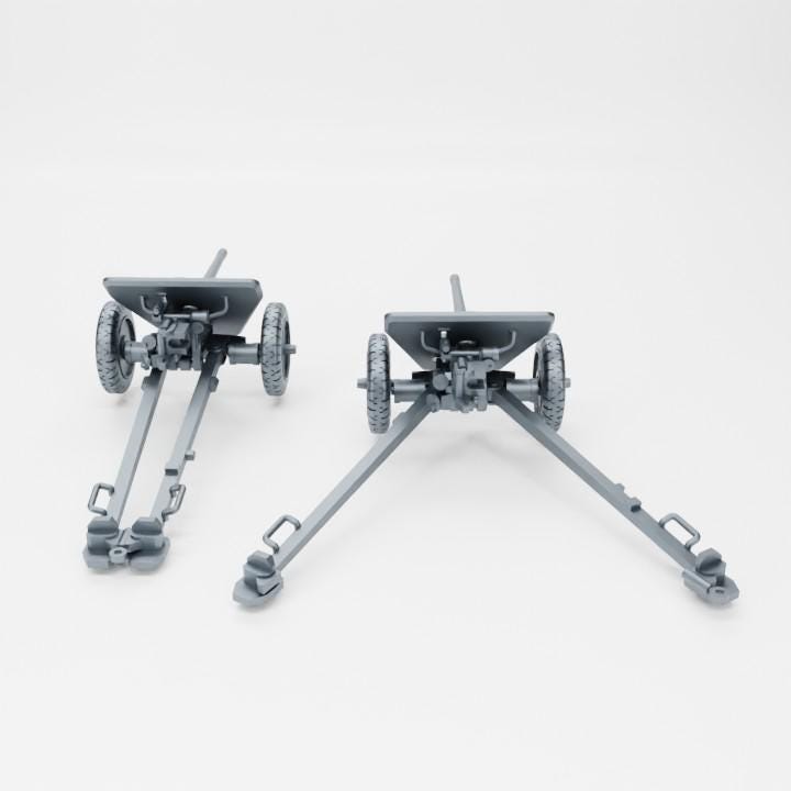 Battlegroup Imperial Japan Type_1_47mm Set of 2  Howitzer (Japan WW2) Various Scales