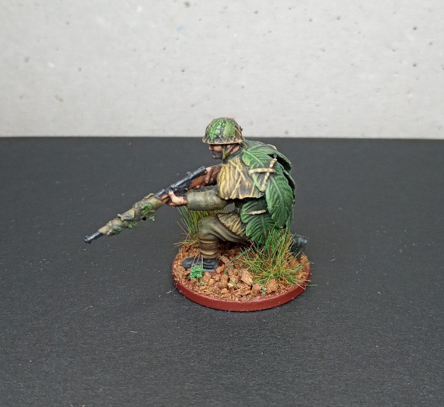 Imperial  Japan sniper teams (3)  | 3D Printed Miniatures in 1:56 Scale Various Scales