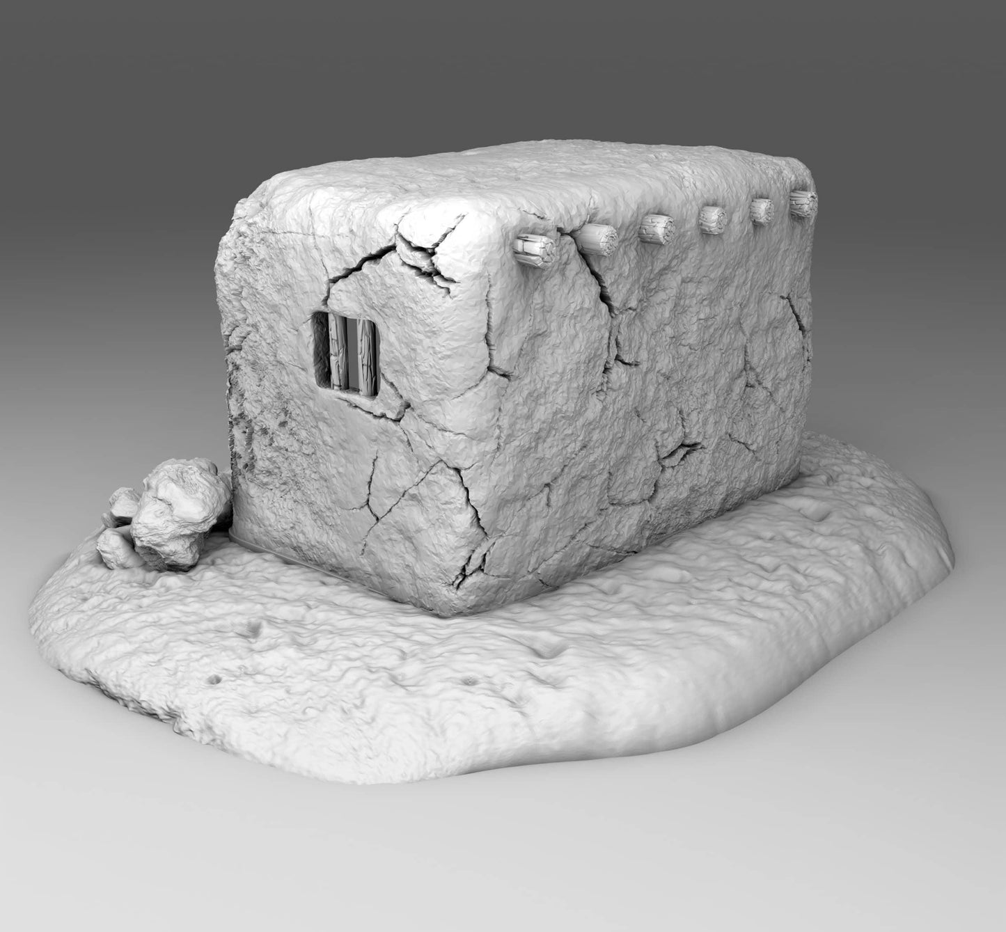 Wargaming Terrain  Arab HUT  | 3D Printed Miniatures in 1:56 Scale Various Scales