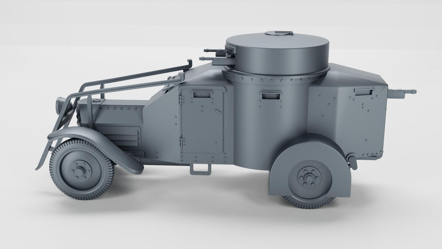 BA Battlegroup Italian Lancia 1ZM Interwar  (WW2 Italy ) 3D Printed Various Scales