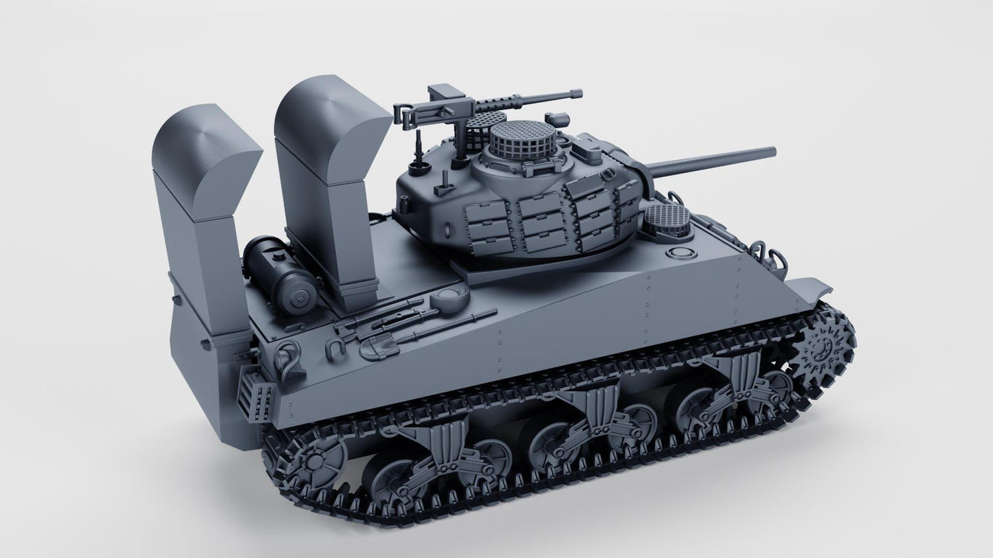 Ba Battlegroup Sherman M4A3(75)W “Beelzebub” (USA, WW2) Various Scales