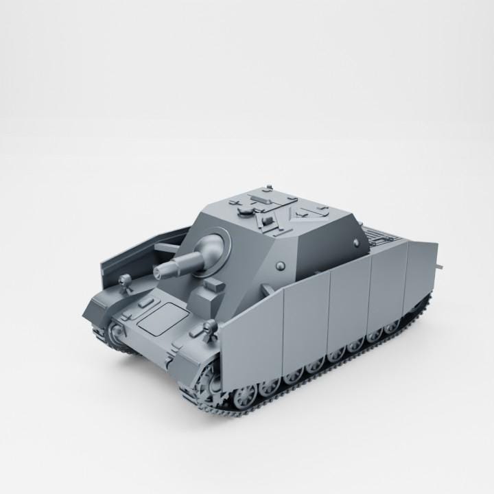 Bolt Action Battlegroup Brumbar Tank 4 Variants (Germany, WW2)