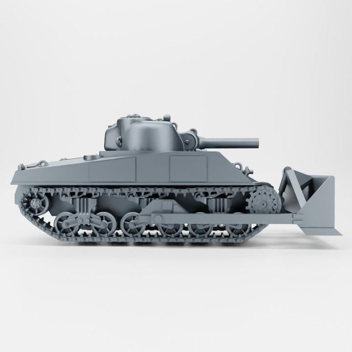 Bolt Action Battlegroup USA Medium tank M4A2 Sherman Dozer (USA , WW2) 2 variants