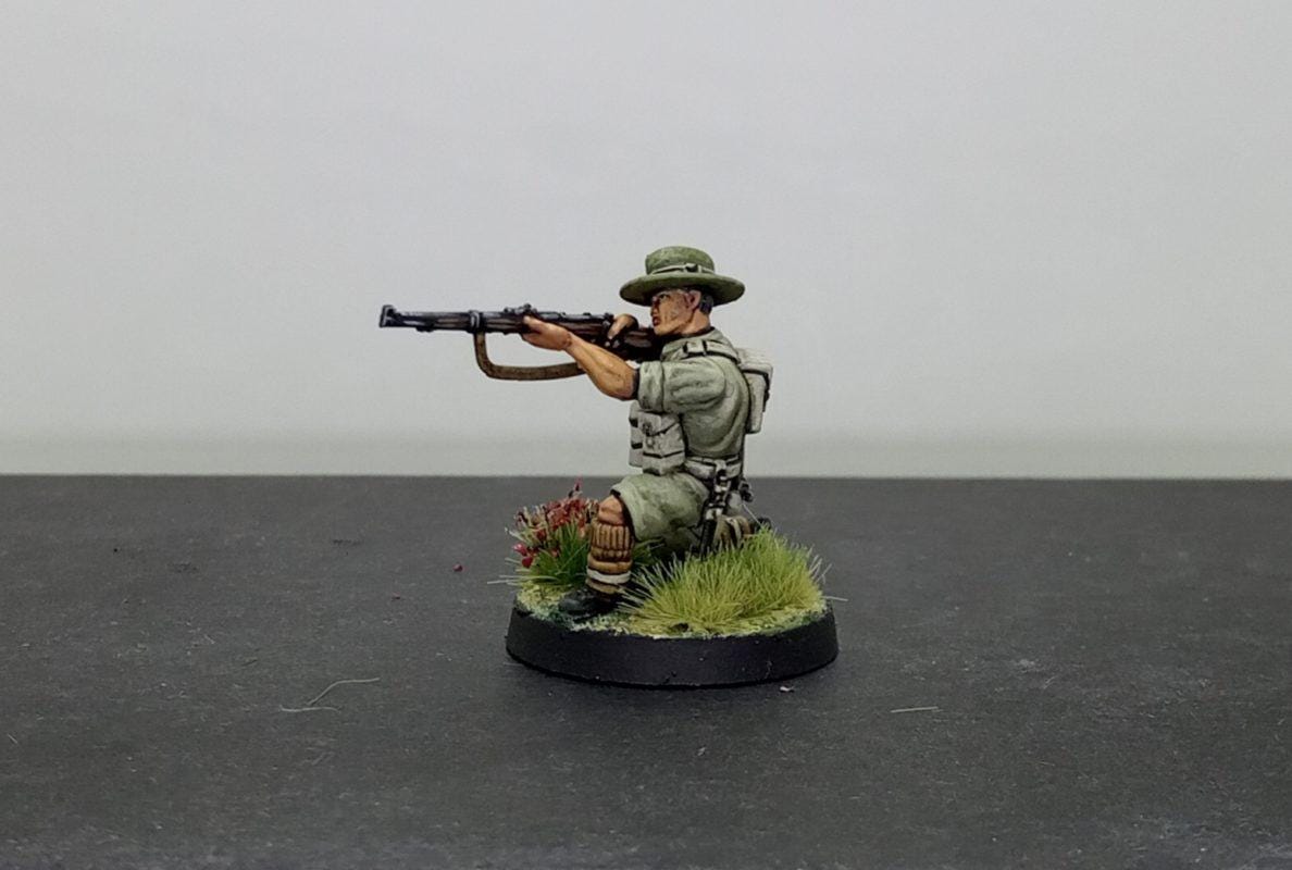 Gurkha combat squad(8) | 3D Printed Miniatures in 1:56 Scale Various Scales