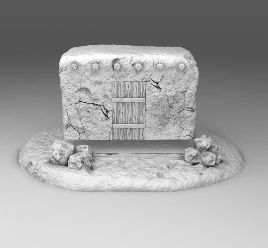 Wargaming Terrain  Arab HUT  | 3D Printed Miniatures in 1:56 Scale Various Scales