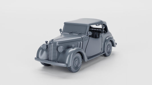 Austin 8AP Military tourer (UK) – 3D Printed Resin Miniature | Highly Detailed WWII Vehicle | Multiple Scales (1/72, 1/56, 1/48, 1/35)