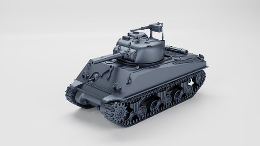 Ba Battlegroup Sherman M4A3 105-76mm (howitzer version) (USA, WW2) Various Scales