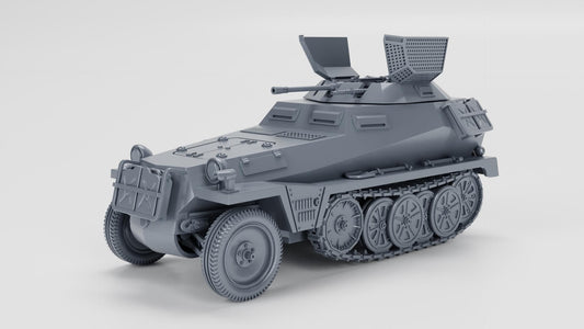 3D Printed Sd.Kfz.250.9 Alte WWII Model - 28mm Wargaming Miniature