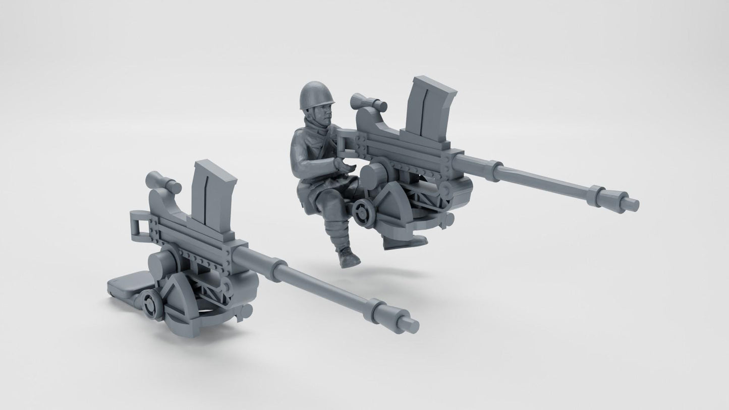 Bolt Action Battlegroup  NKM Wz 38 Gun with Gunner (Poland WW2) 2 Variants