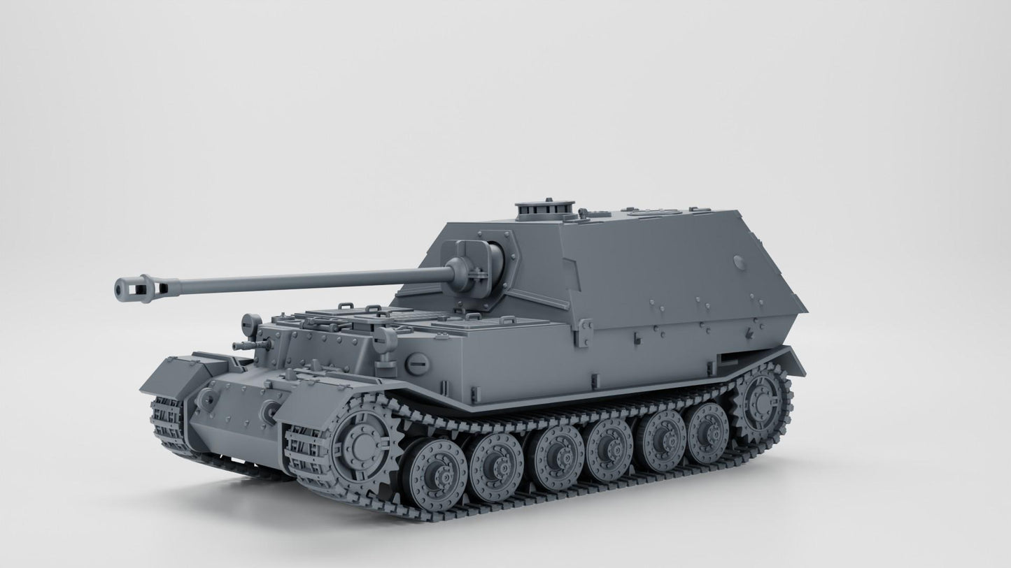Panzerjager Tiger "Elefant" Model: 8.8 cm PaK 43, WW2 Germany (Various Scales)