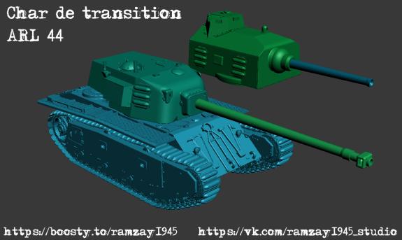 BA Battlegroup ARL44 -French-post-war-heavy-tank (France, Post War) Various Scales