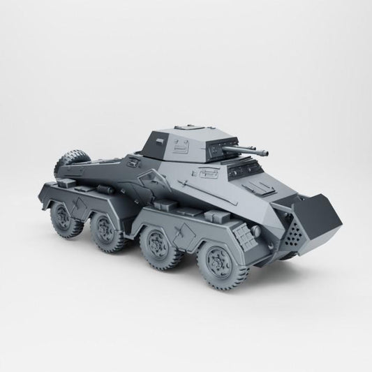 3D Printed Sd.Kfz. 231 Armoured Car: 28mm WWII Wargaming Model