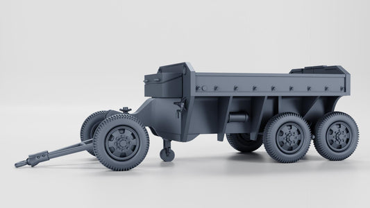 M23 Ammunition Trailer (US) – 3D Printed Resin Miniature | Highly Detailed WWII Vehicle | Multiple Scales (1/72, 1/56, 1/48, 1/35)