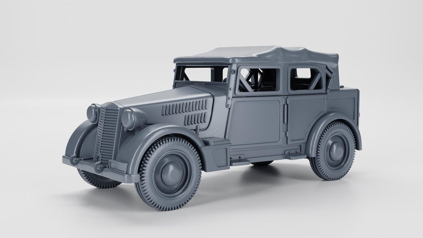 BA Battlegroup Fiat 508 CM Coloniale  (WW2 Italy ) 3D Printed Various Scales