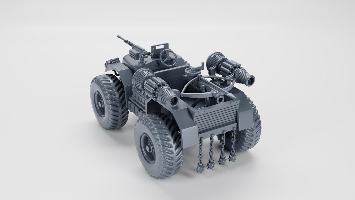 Camionetta Desertica AS 43 (Italy, WW2) K47 Fallout Gaslands Weird War II 1-64