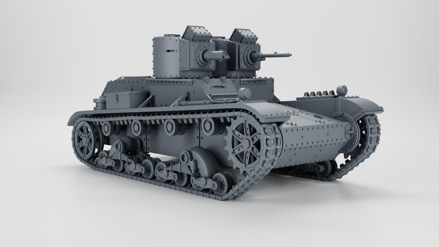 BA  Battlegroup Light Tank 7TP dw (twin turret) (Poland WW2)