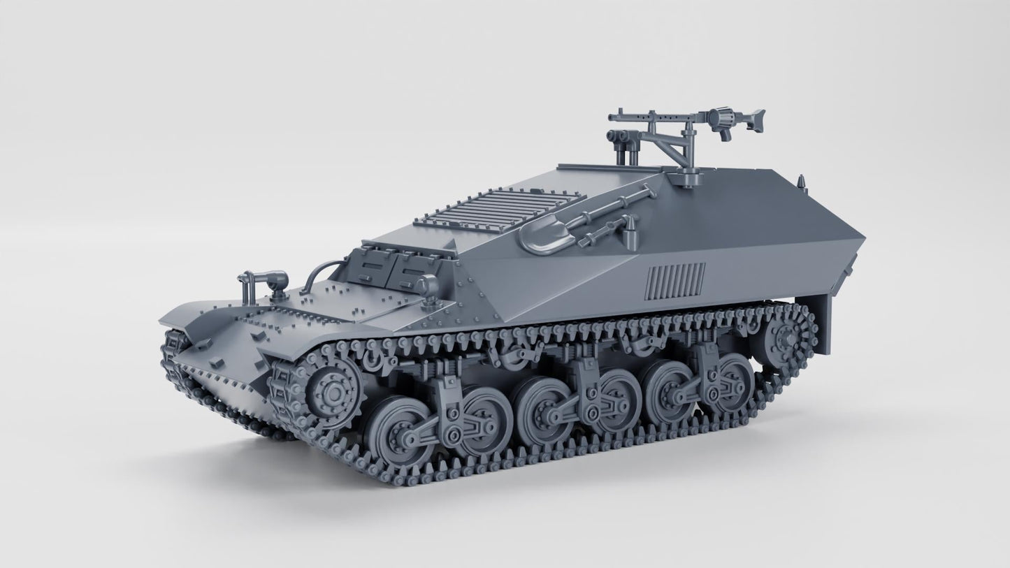 WW2 German Funkwagen auf Lorraine Schlepper: Resin Miniature (Various Scales)