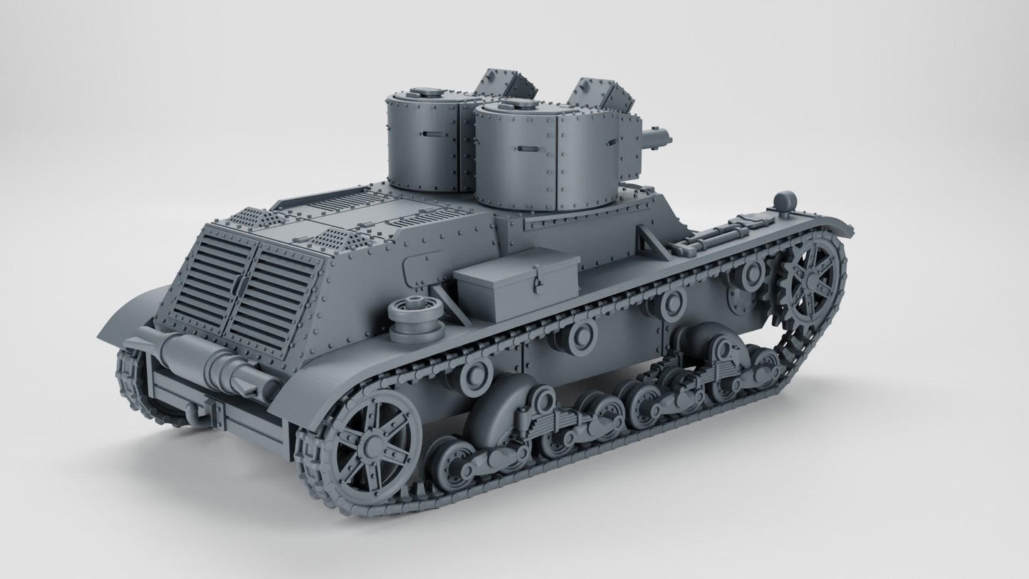 BA  Battlegroup Light Tank 7TP dw (twin turret) (Poland WW2)
