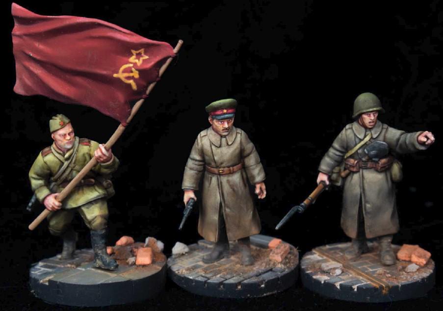 Soviet HQ (late War Fall of Berlin) (USSR) (Soviet, WW2) Various Scales BA