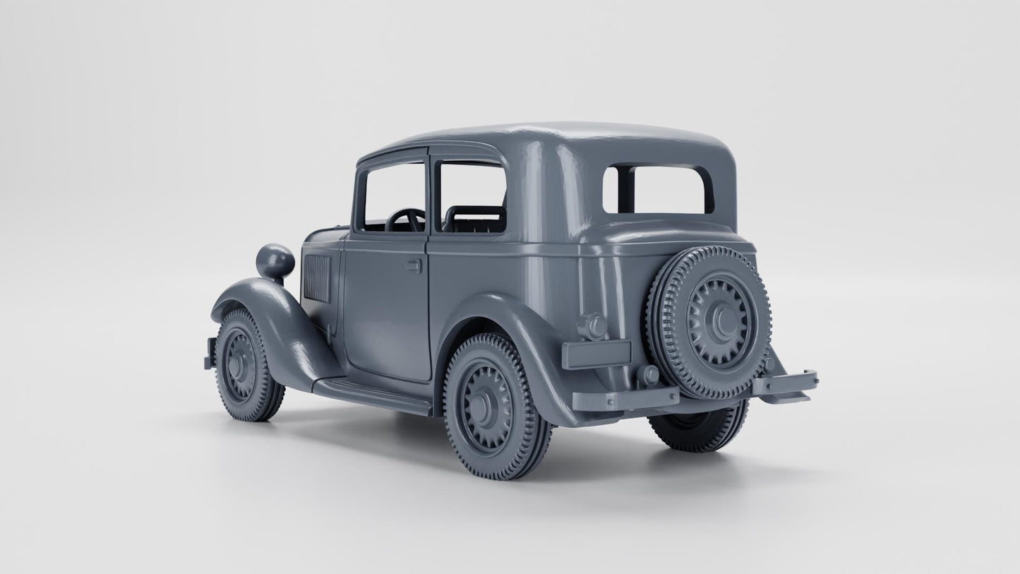 BA Battlegroup FIAT 508C Balilla (WW2 Italy ) 3D Printed Various Scales