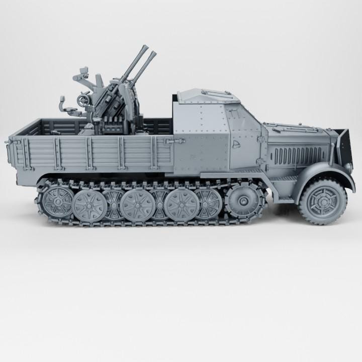 BA Battlegroup Sd.Kfz.7-1 - 20mm Flakvierling 38  (Germany , WW2) Various Scales