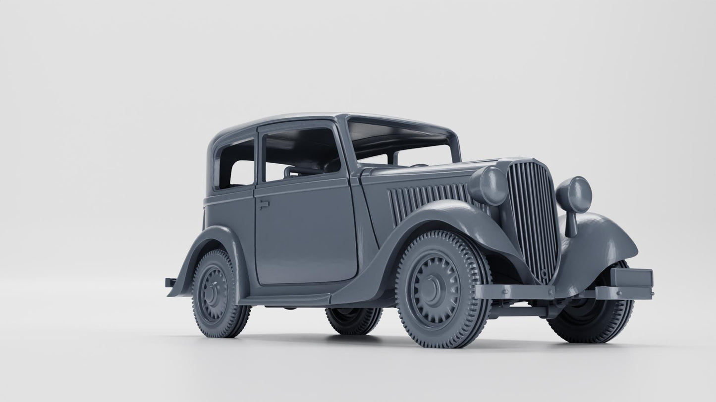 BA Battlegroup FIAT 508C Balilla (WW2 Italy ) 3D Printed Various Scales