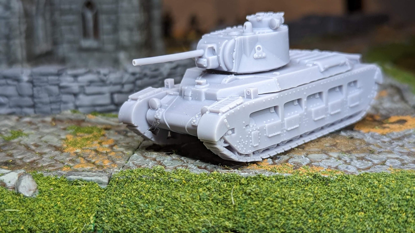 Bolt Action Battlegroup matilda-ii-mk-iv-with-zis-5-76mm(uk, ww2) Various Scales