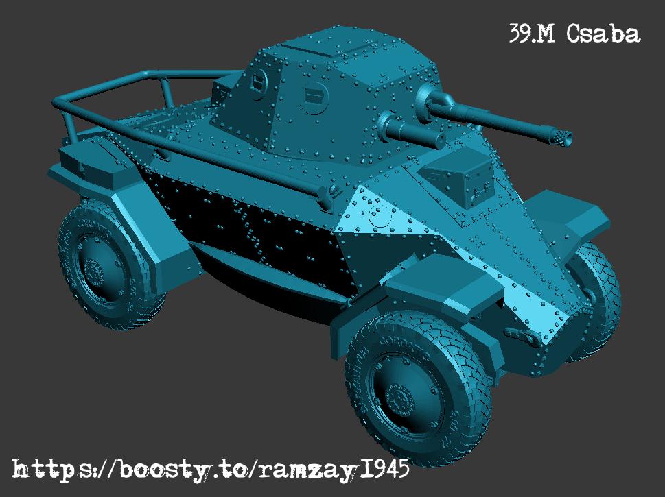 BA Battlegroup 39M Csaba (S) (Hungary, WW2) Various Scales