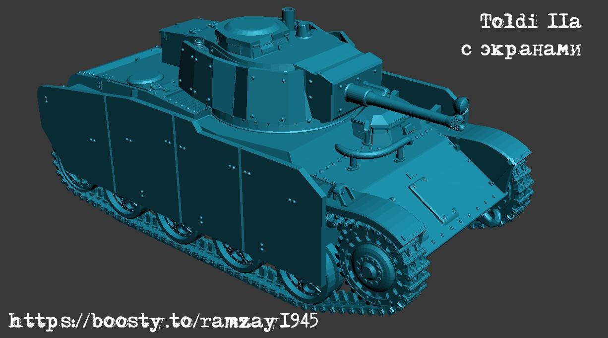 BA Battlegroup Toldi II A (S) (Hungary, WW2) Various Scales