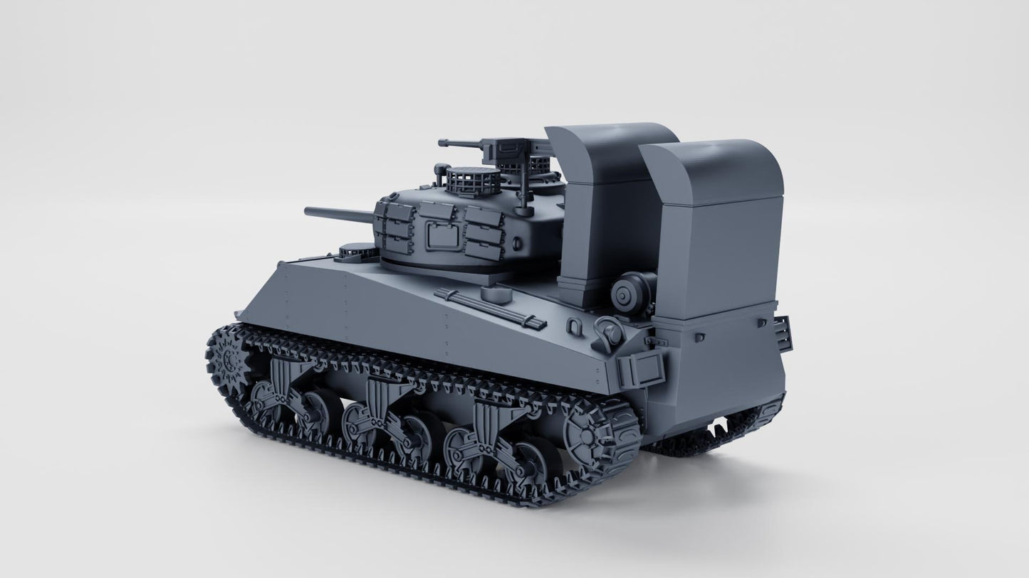 Ba Battlegroup Sherman M4A3(75)W “Beelzebub” (USA, WW2) Various Scales