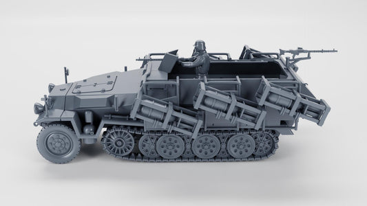 3D Printed Sd.Kfz.251 Stuka zu Fuss - 28mm WWII Wargame Model