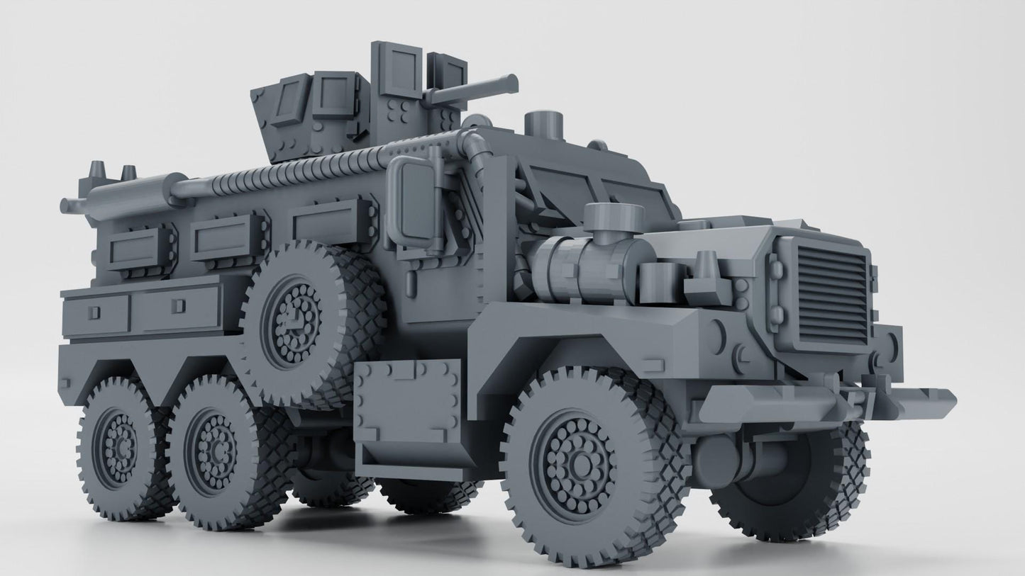 Cougar MRAP HE Miniature: Iraq War, Bolt Action Battlegroup (15/20/28mm)