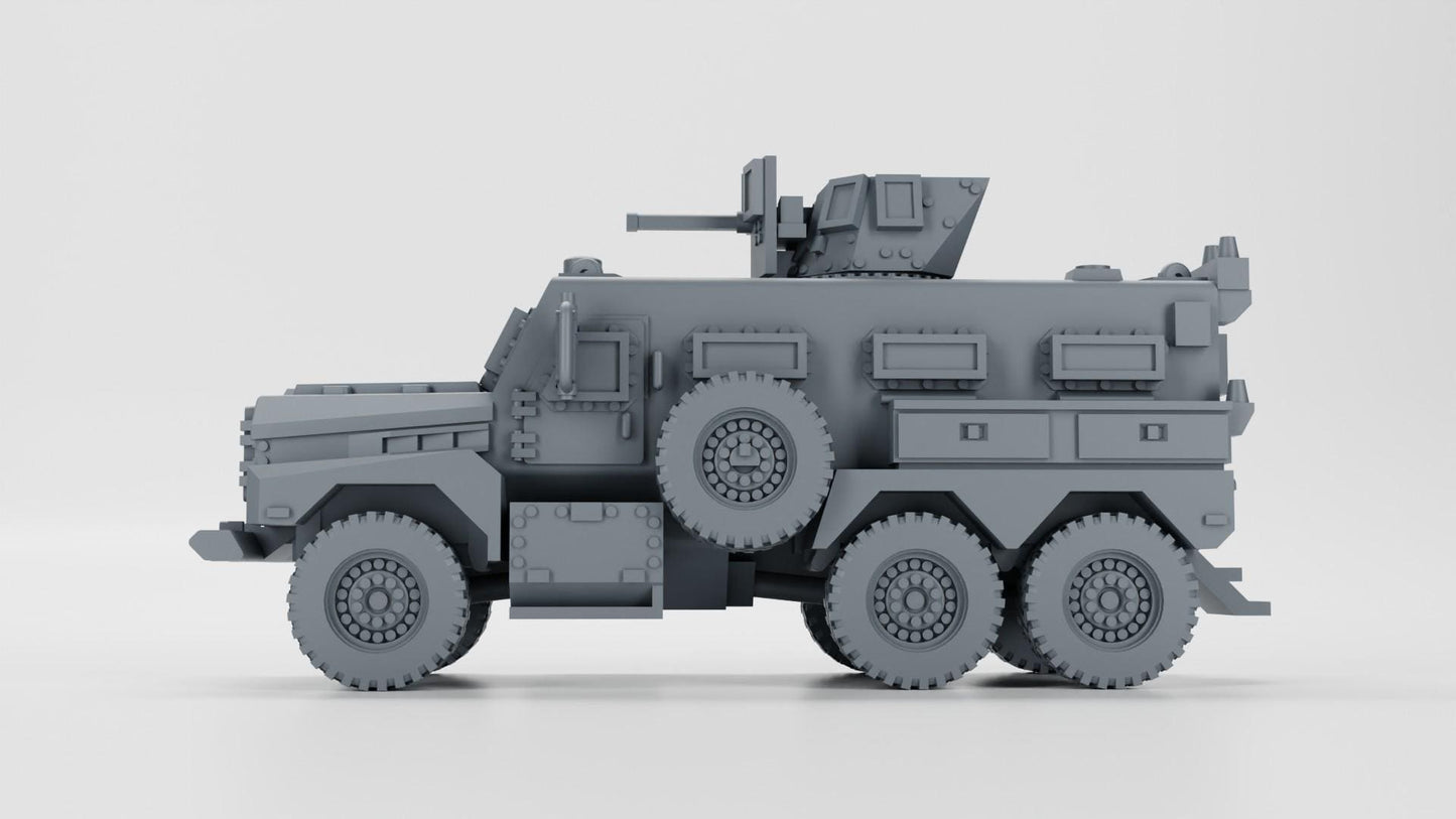 Cougar MRAP HE Miniature: Iraq War, Bolt Action Battlegroup (15/20/28mm)