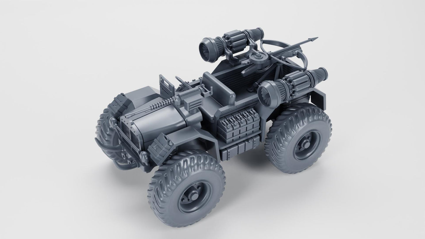 Camionetta Desertica AS 43 (Italy, WW2) K47 Fallout Gaslands Weird War II 1-64