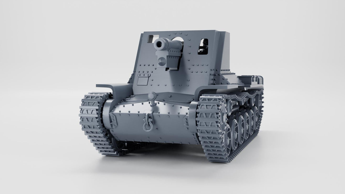Type 4 Ho-Ro SPG-1 - WWII Resin Tank Model (Multiple Scales)